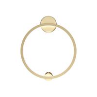 Wandleuchte Halo - Messingfarben, Trend, Metall (40/40/5cm) - MAYTONI