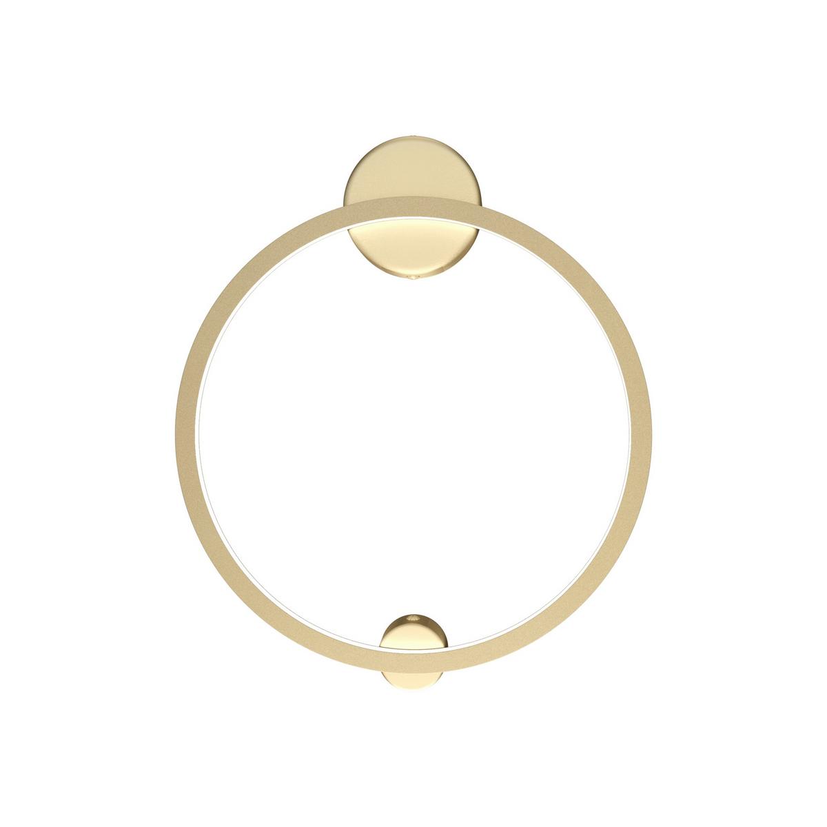 Wandleuchte Halo - Messingfarben, Trend, Metall (40/40/5cm) - MAYTONI
