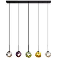 Hängeleuchte Canopus Multicolor L: 115 cm - Multicolor, Basics, Glas (115/15/150cm)