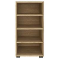 Regal Unit -Elements Maxi 45,6 cm Eichefarben - Eichefarben/Schwarz, MODERN, Holzwerkstoff (45,6/89,6/40cm) - Ondega