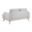 Zweisitzer-Sofa Norwich Jersey - Eichefarben/Hellgrau, Design, Textil (165,0/81,0/92,0cm) - Carryhome Zweisitzer-Sofa Norwich Jersey - Eichefarben/Hellgrau, Design, Textil (165,0/81,0/92,0cm) - Carryhome
