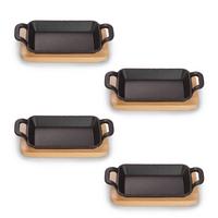 SADA PÁNVÍ EW-GE-1340-4 - černá, Basics, kov (17/10/2,5cm) - Echtwerk