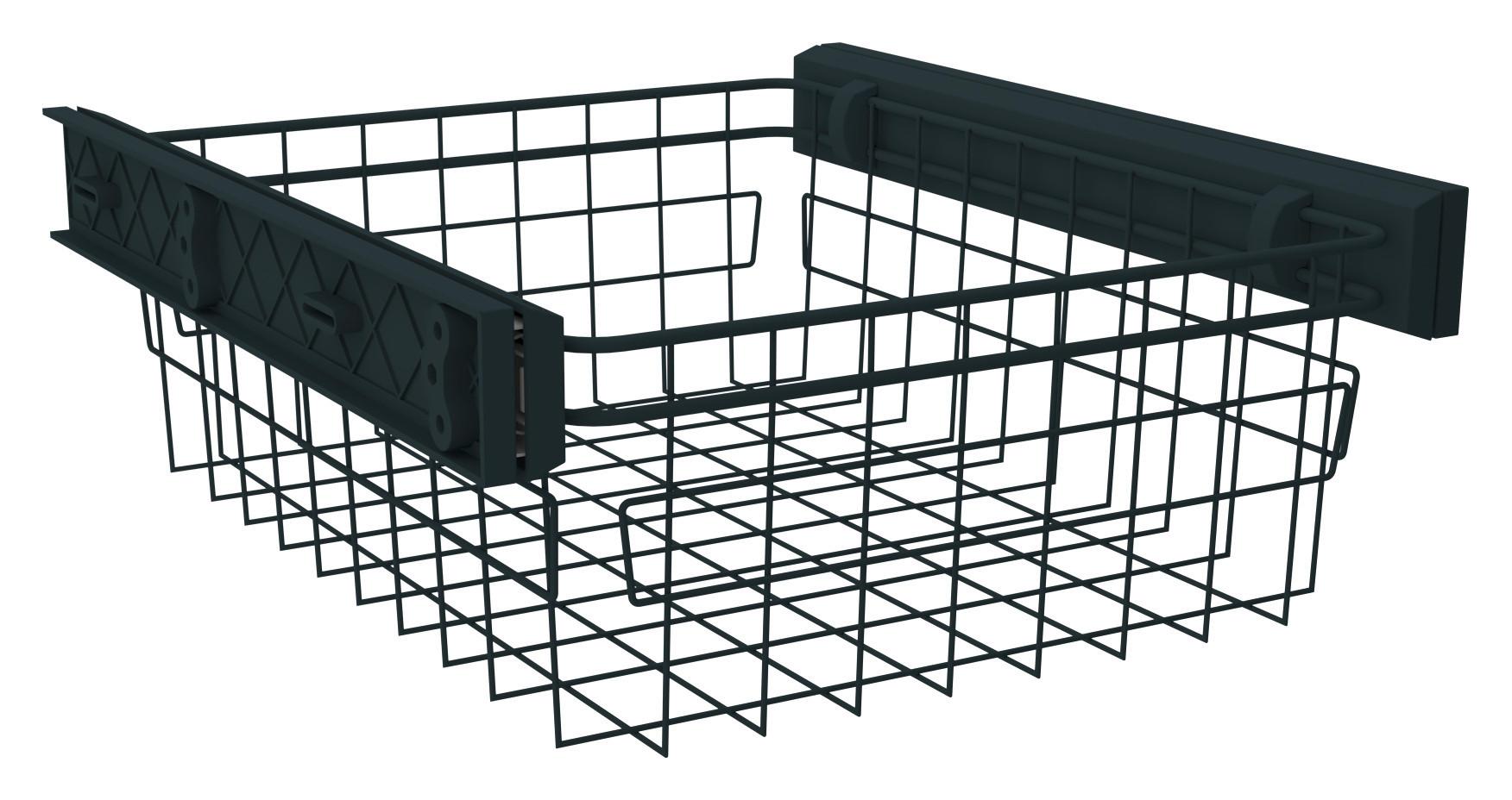 Wäschekorb Unit Anthrazit Bht 42,5x20,8x46,2 Cm