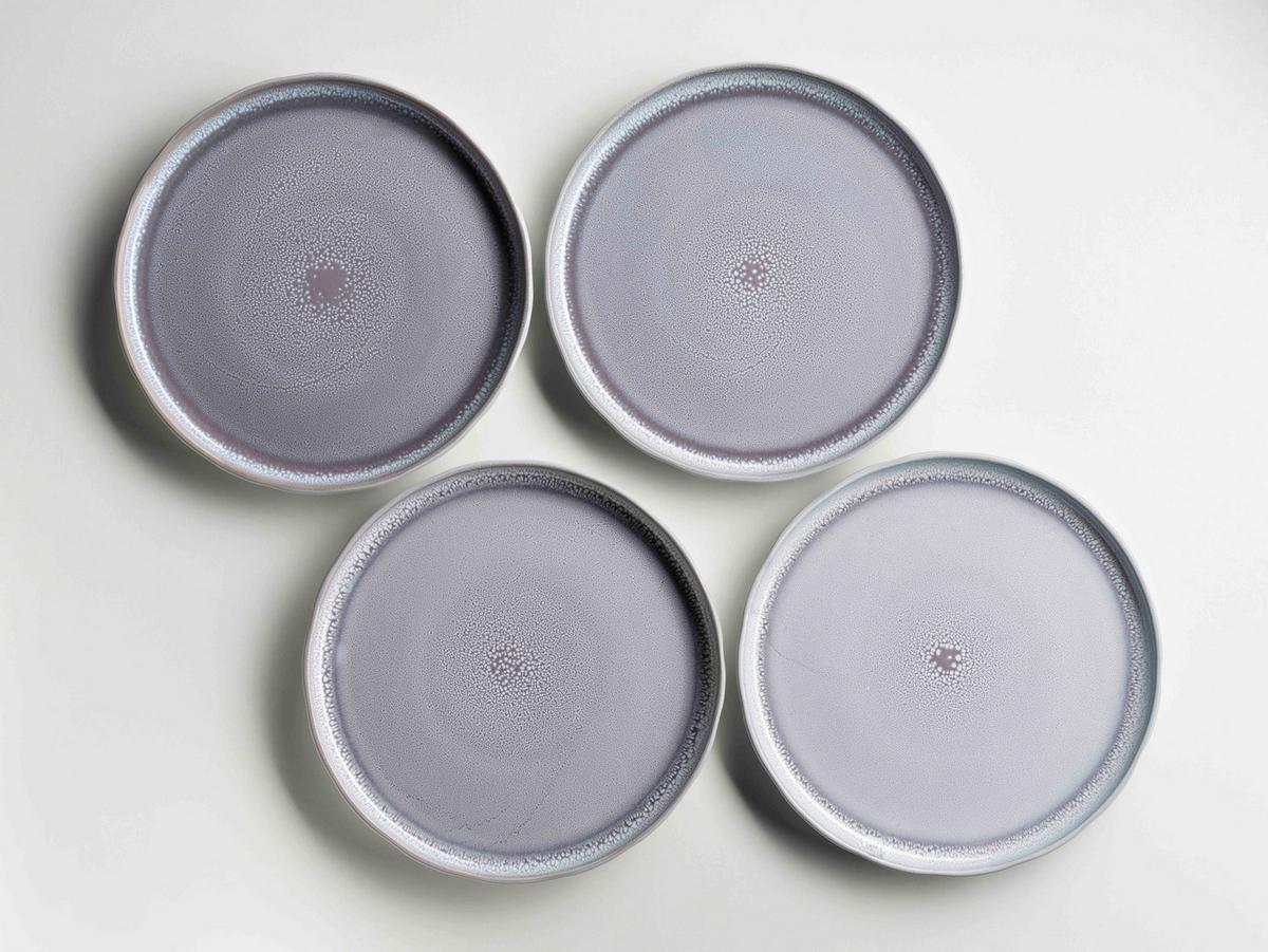 Kombiservice Steinzeug, Flieder, 16-teilig - Flieder, Basics, Keramik - Mäser