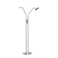 LED-Stehleuchte 40488 Tallri - Nickelfarben, KONVENTIONELL, Metall (135cm) - Fischer & Honsel