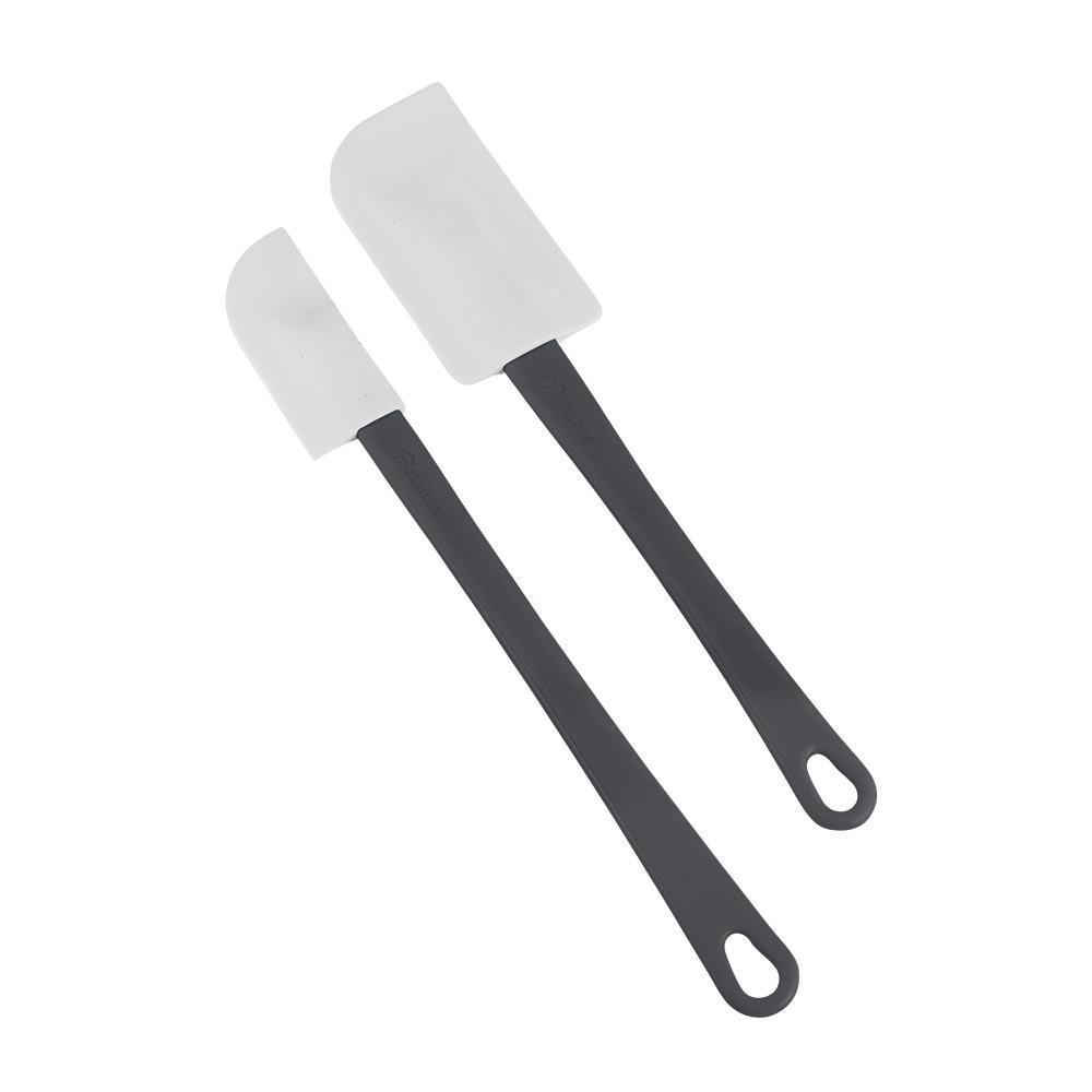 Teigschaber Martin, 2er Set B/l: Ca. 5/24 Cm - Weiß, Basics, Kunststoff (5/24cm) - Metaltex