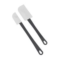 Teigschaber Martin, 2er Set B/l: Ca. 5/24 Cm - Weiß, Basics, Kunststoff (5/24cm) - Metaltex