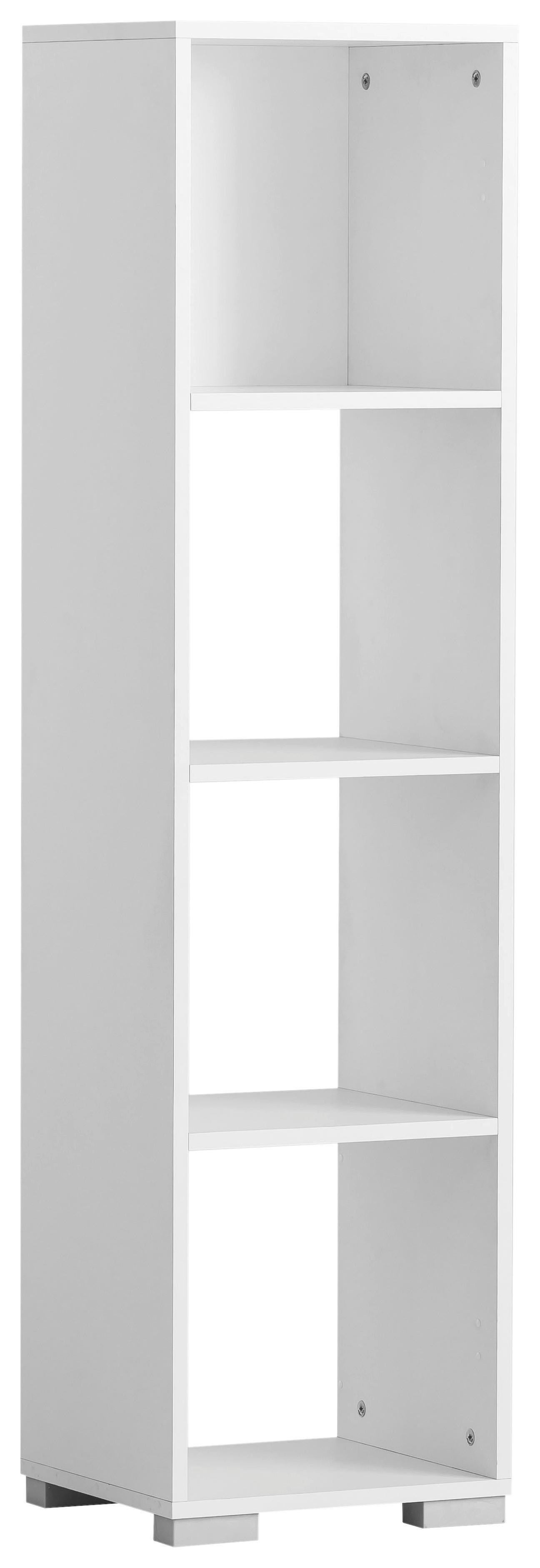 Aktenregal Niels Holzwerkstoff Weiß B: 36,3 cm - Weiß, MODERN, Holzwerkstoff (36,3/142,7/33cm) - MID.YOU