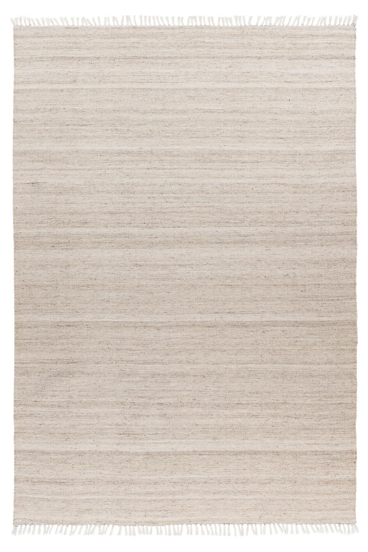 Flachwebteppich M Ynador 565 - Creme, Design, Textil (120/170cm) - Obsession
