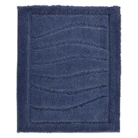 Wc-vorleger Lasse Blau 50x60 Cm Waschbar - Dunkelblau, ROMANTIK / LANDHAUS, Textil (50/60cm) - James Wood