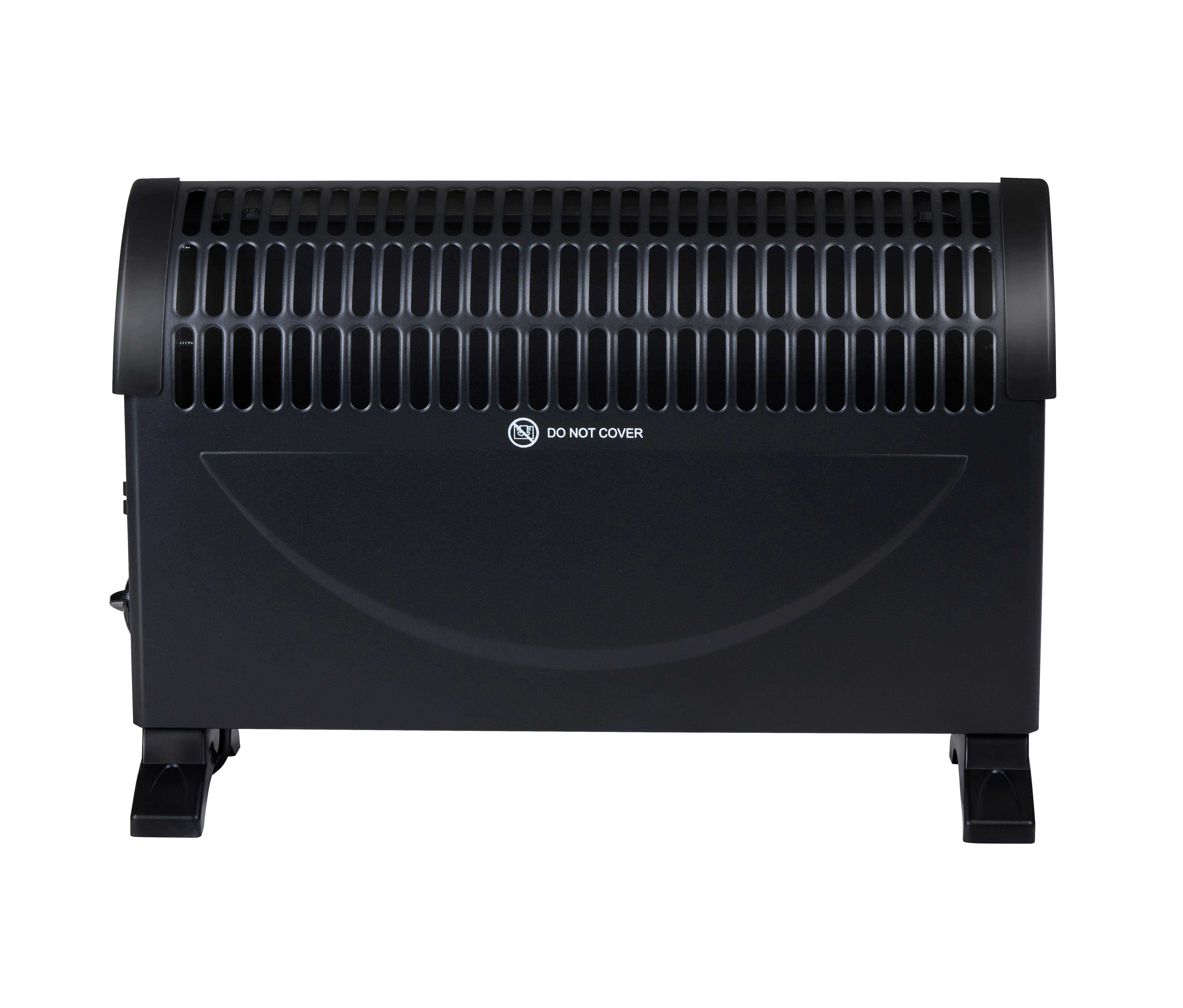 Heizstrahler Convection Heater 1500w - Schwarz, Basics, Kunststoff (50/33/18cm)