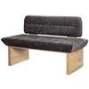 Sitzbank Beluna Ii - Eichefarben/Grau, KONVENTIONELL, Holzwerkstoff/Textil (120/87/67cm) - James Wood