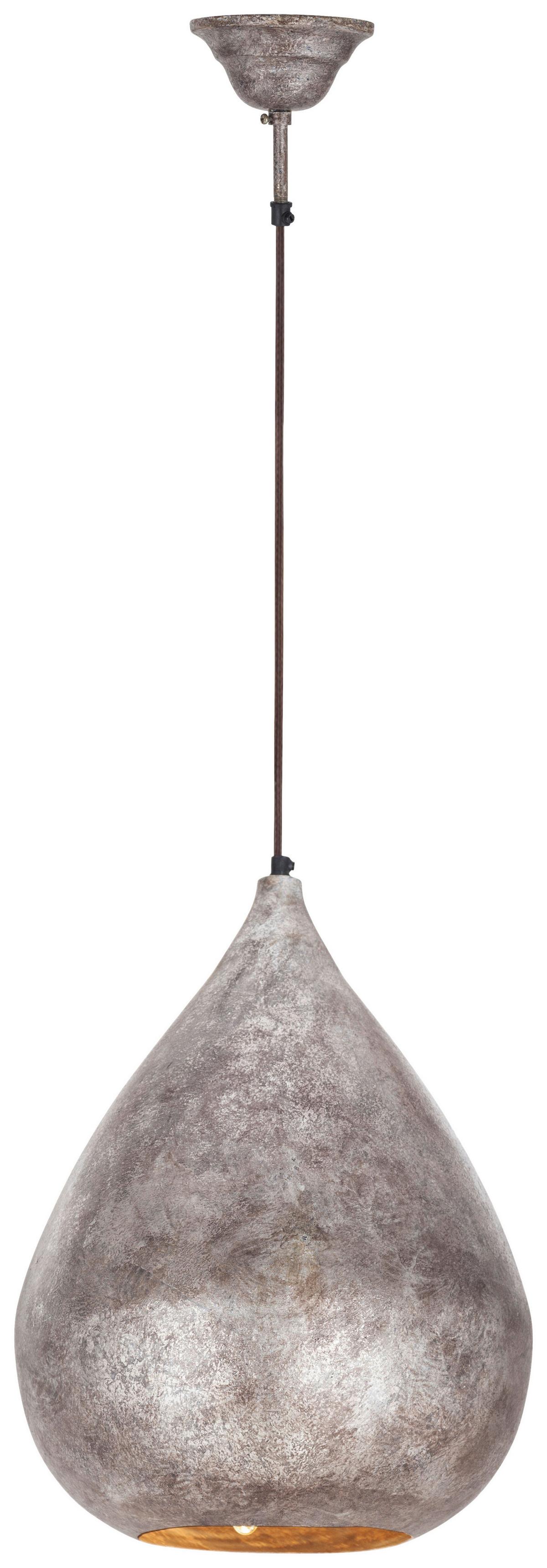 Hängeleuchte Loft Style Bronze - Bronzefarben, Basics, Metall (33/33/44cm) - Kayoom