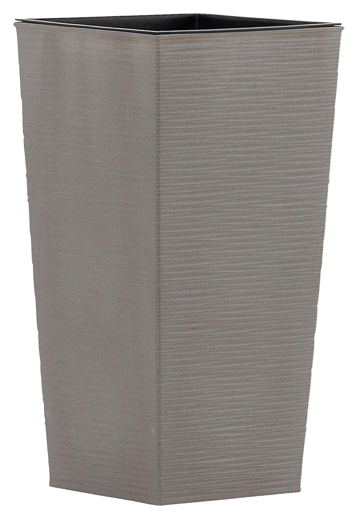 Pflanzentopf Grau B: 30 cm - Grau, Basics, Kunststoff (30/57/30cm) - Siena Garden