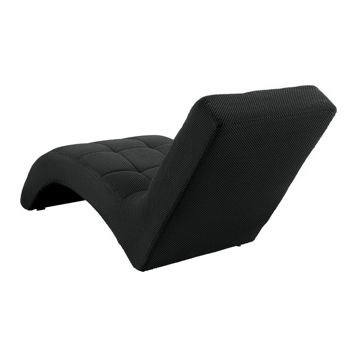 Relaxační válenda LAVANDA, černá, max. 120 kg - černá, Moderní, textil/plast (68/80/167cm) - Mömax