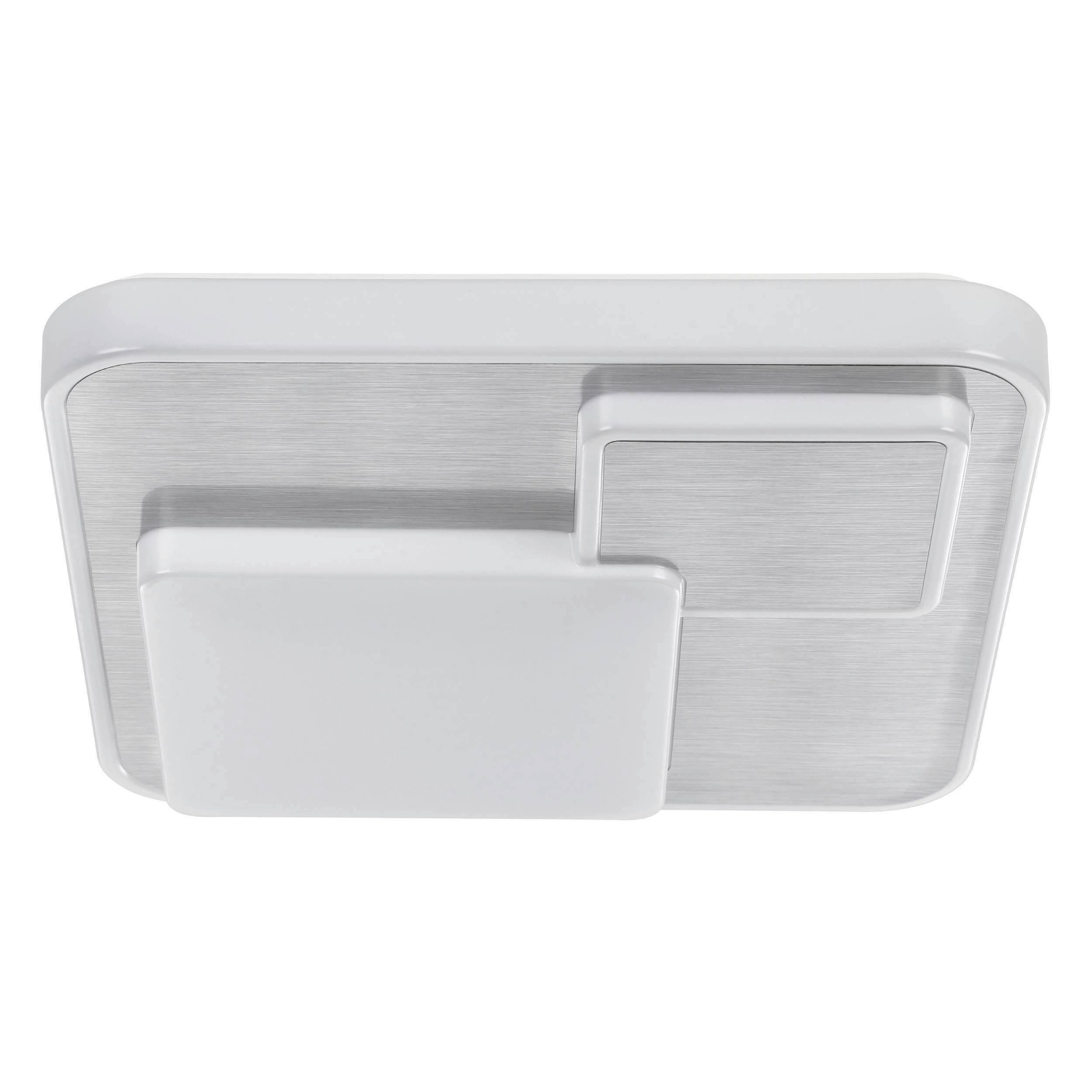 Deckenleuchte 75666 Lepreso L: 38,5 cm - Weiß, Basics, Kunststoff/Metall (38,5/38,5/7,5cm) - Eglo