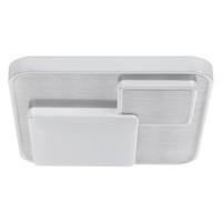 Deckenleuchte 75666 Lepreso L: 38,5 Cm - Weiß, Basics, Kunststoff/Metall (38,5/38,5/7,5cm) - Eglo