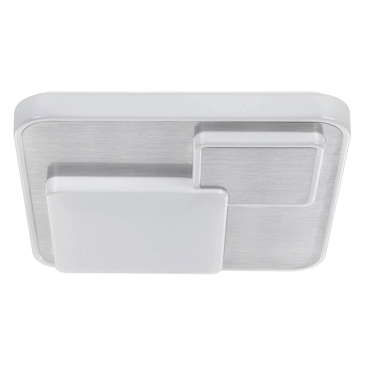 Deckenleuchte 75666 Lepreso L: 38,5 Cm - Weiß, Basics, Kunststoff/Metall (38,5/38,5/7,5cm) - Eglo