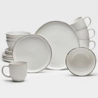 KOMBISERVICE Beige, 16--Teilig. - Beige, Basics, Keramik - Van Well