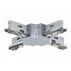 Schienensystem Urail X-Verbinder 97657 Chromfarben - Chromfarben, Design, Metall (10,4/1,8/10,4cm) - Paulmann