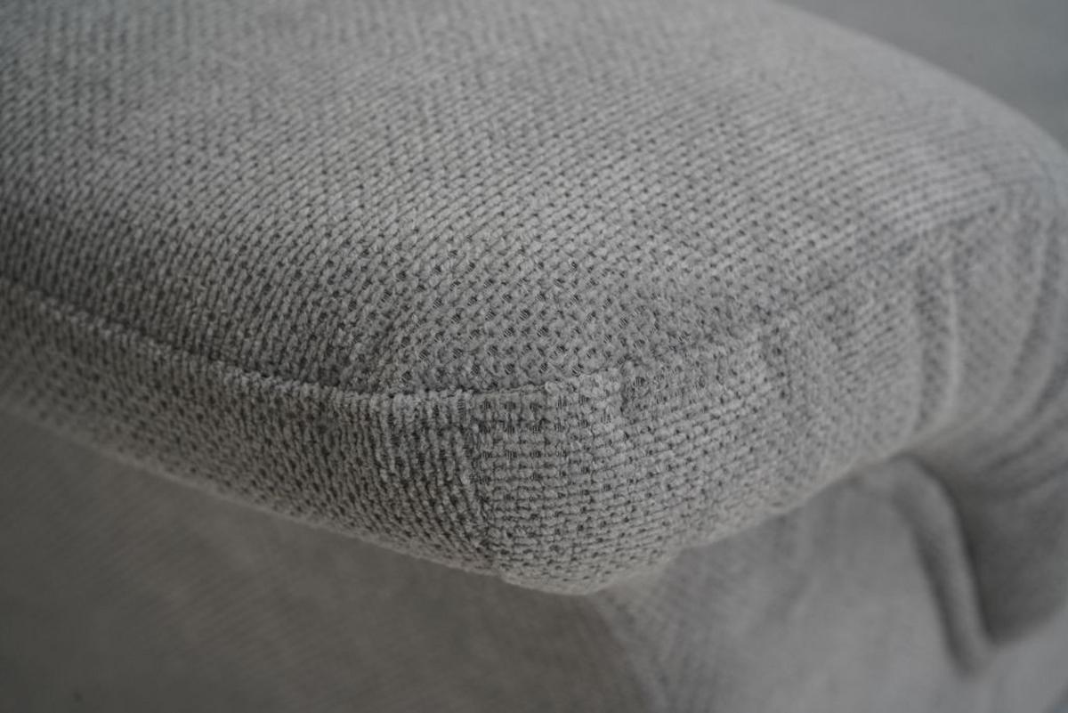 Rohová sedačka PORTLAND, pravá, stříbrná - barvy stříbra/světle šedá, Konvenční, dřevo/textil (245/196cm)