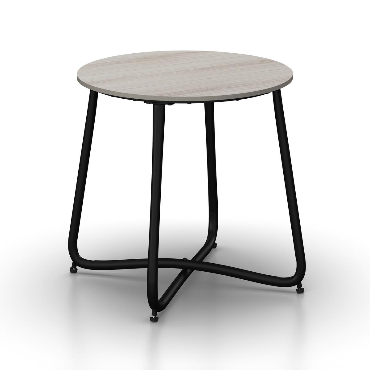 ZAHRADNÍ ODKLÁDACÍ STOLEK PINE - šedá/černá, Moderní, kov/plast (50/49,5/50cm) - Bessagi Garden