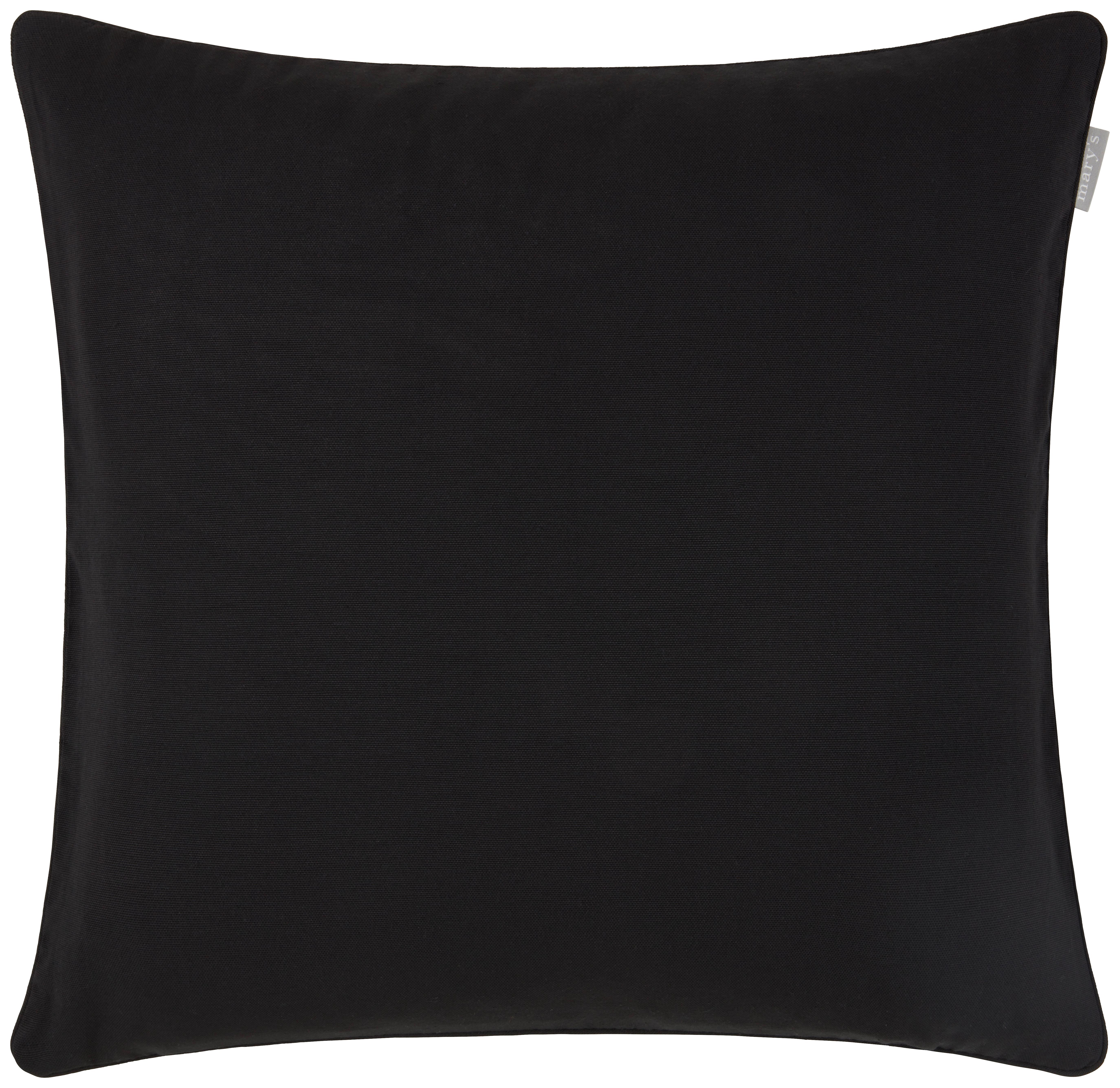 POTAH NA POLŠTÁŘ Steffi Paspel, 50/50cm, černá - černá (50/50cm) - Modern Living