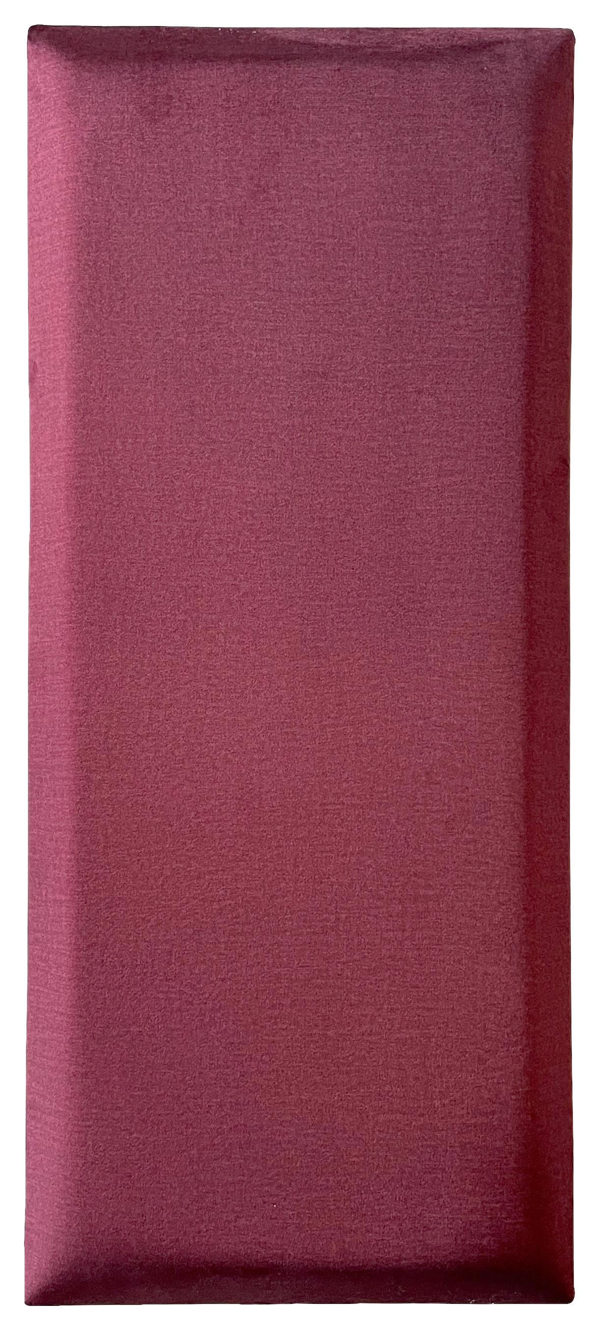 Wandpolster 2er-set 70x30 Cm Rechteckig, Bordeaux