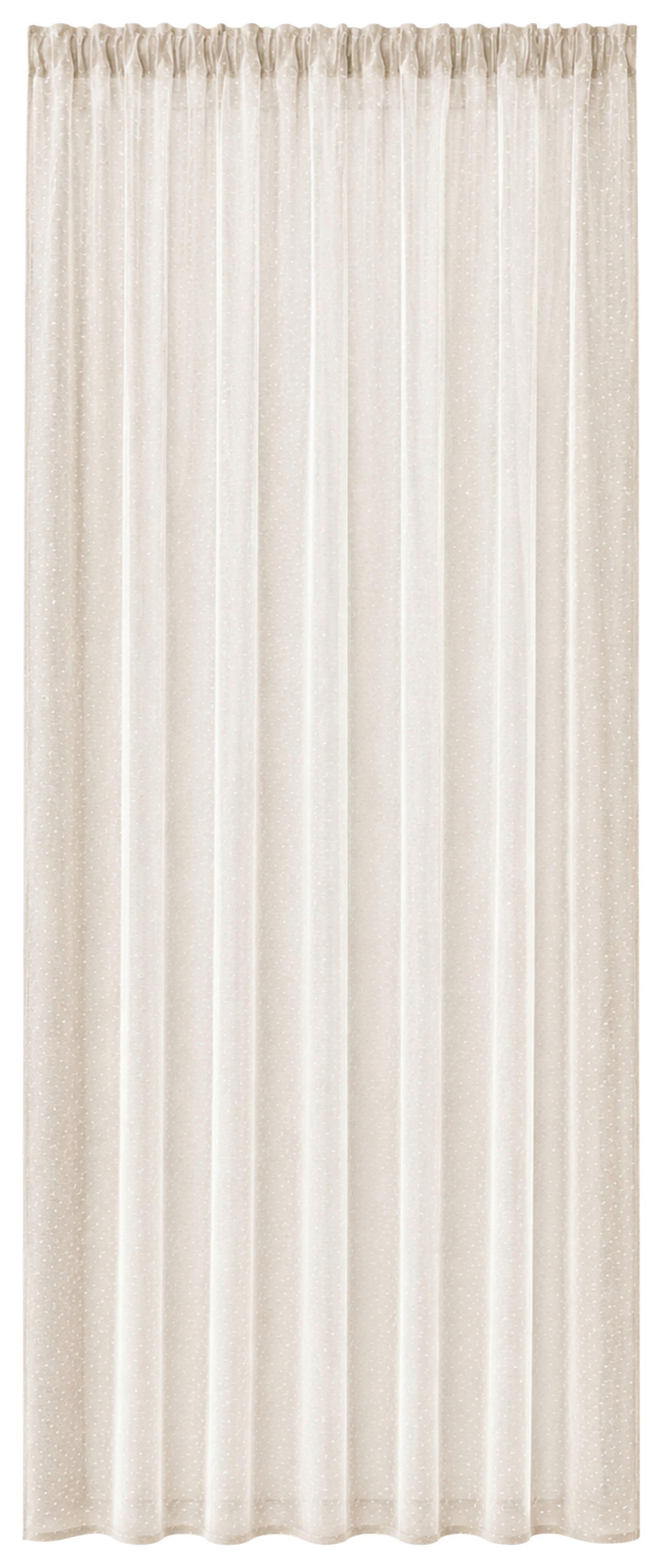 FERTIGVORHANG FELICIA - Beige, MODERN, Textil (140/245cm) - Luca Bessoni