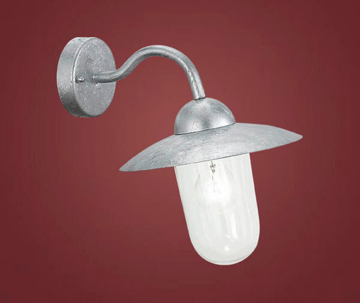Außenleuchte 88489 - Klar/Silberfarben, KONVENTIONELL, Glas/Metall (31/31/45cm) - Eglo