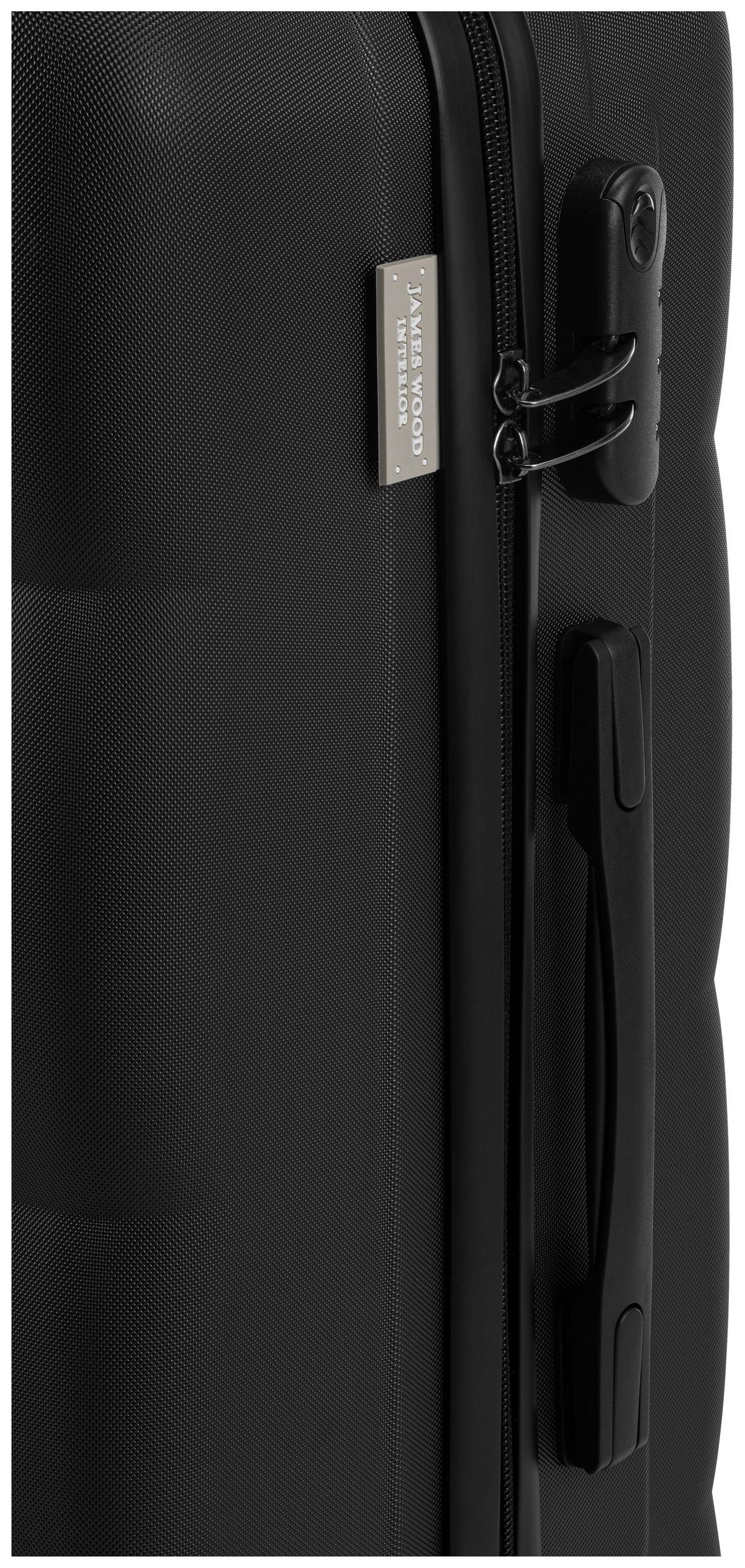 Reisekofferset Diego - Schwarz, KONVENTIONELL, Kunststoff/Textil - James Wood