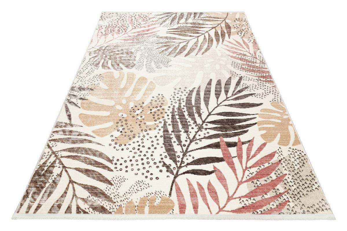 Webteppich Florence Braun/rot/beige 200x290 Cm - Beige/Rot, KONVENTIONELL, Textil (200/290cm) - Esprit