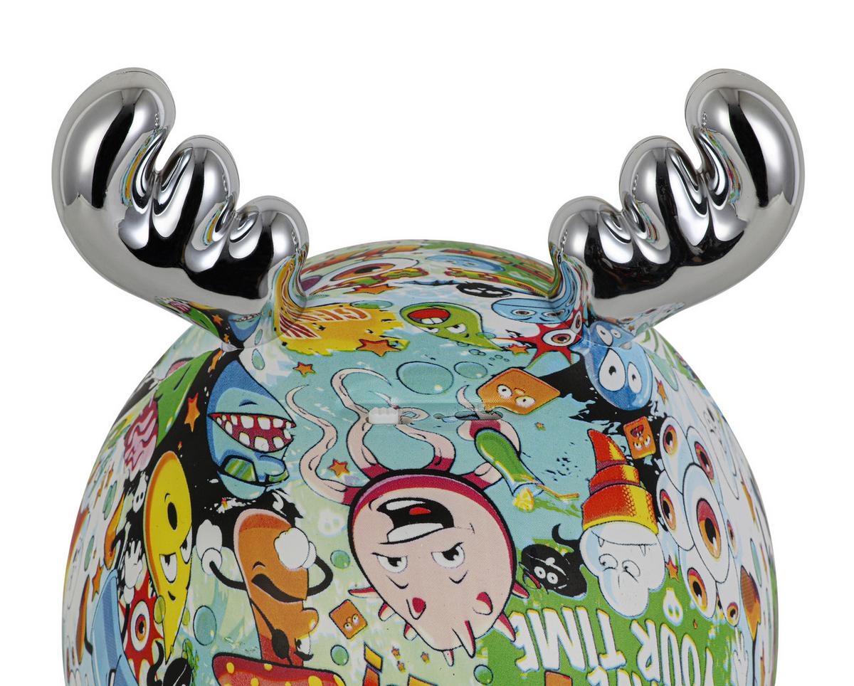 DEKORAČNÍ LED SVÍTIDLO LEA - barvy chromu/vícebarevná, Moderní, kov/plast (17/30cm) - Mömax