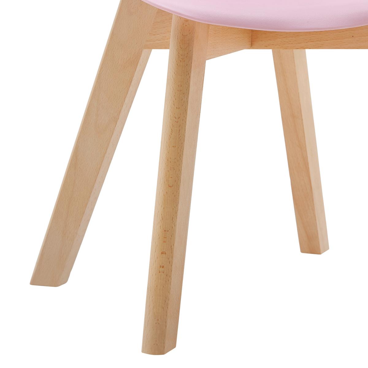 Dětská židle Tibby - růžová, Moderní, dřevo/plast (30/58/34cm) - P & B