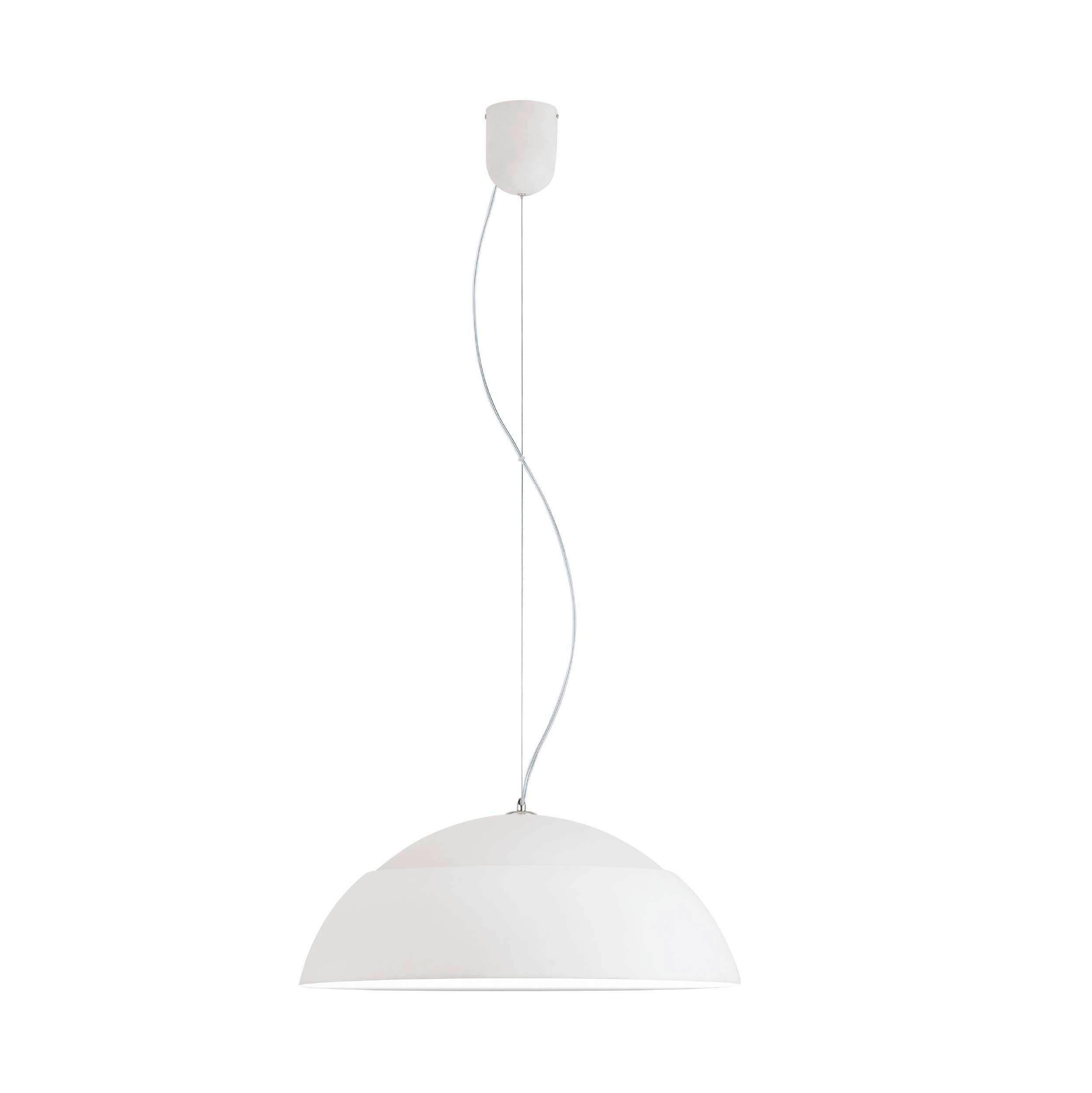 Hängeleuchte 39289_marghera - Weiß, KONVENTIONELL, Kunststoff/Metall (65/150cm) - Eglo