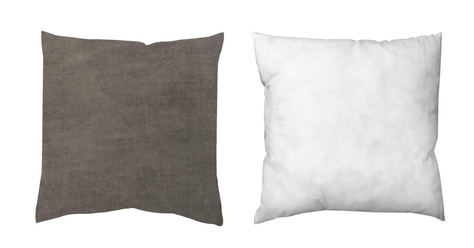 ZIERKISSEN Grau 40x40 cm - Grau, Basics, Textil (40/40cm)