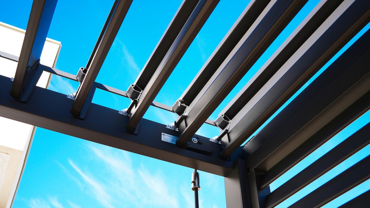 Pergola Element Anthrazit 3x4 - Anthrazit, LIFESTYLE, Metall (300/240/400cm) - Gardenson