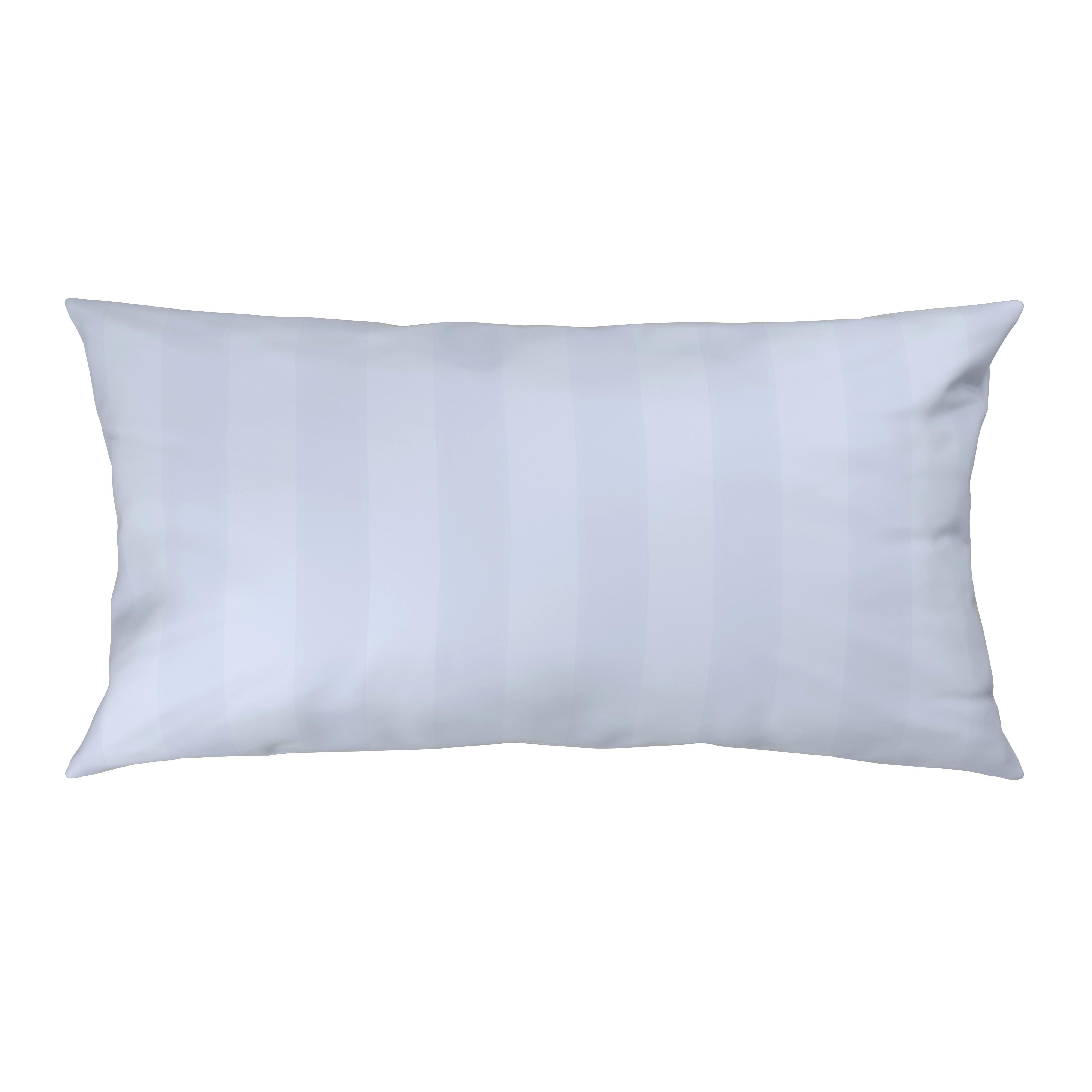 POTAH NA POLŠTÁŘ XENIA STREIF - bílá, Moderní, textil (40/80cm) - Premium Living
