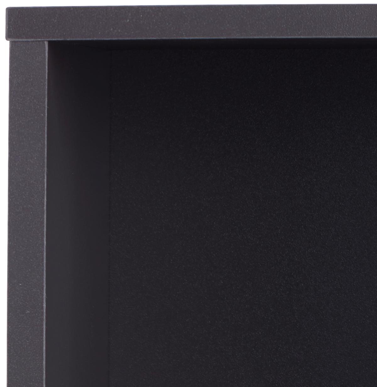 Regal Stehend/Hängend Box B 23cm, Lava - Grau, MODERN, Holzwerkstoff (23/46/25cm) - Ondega