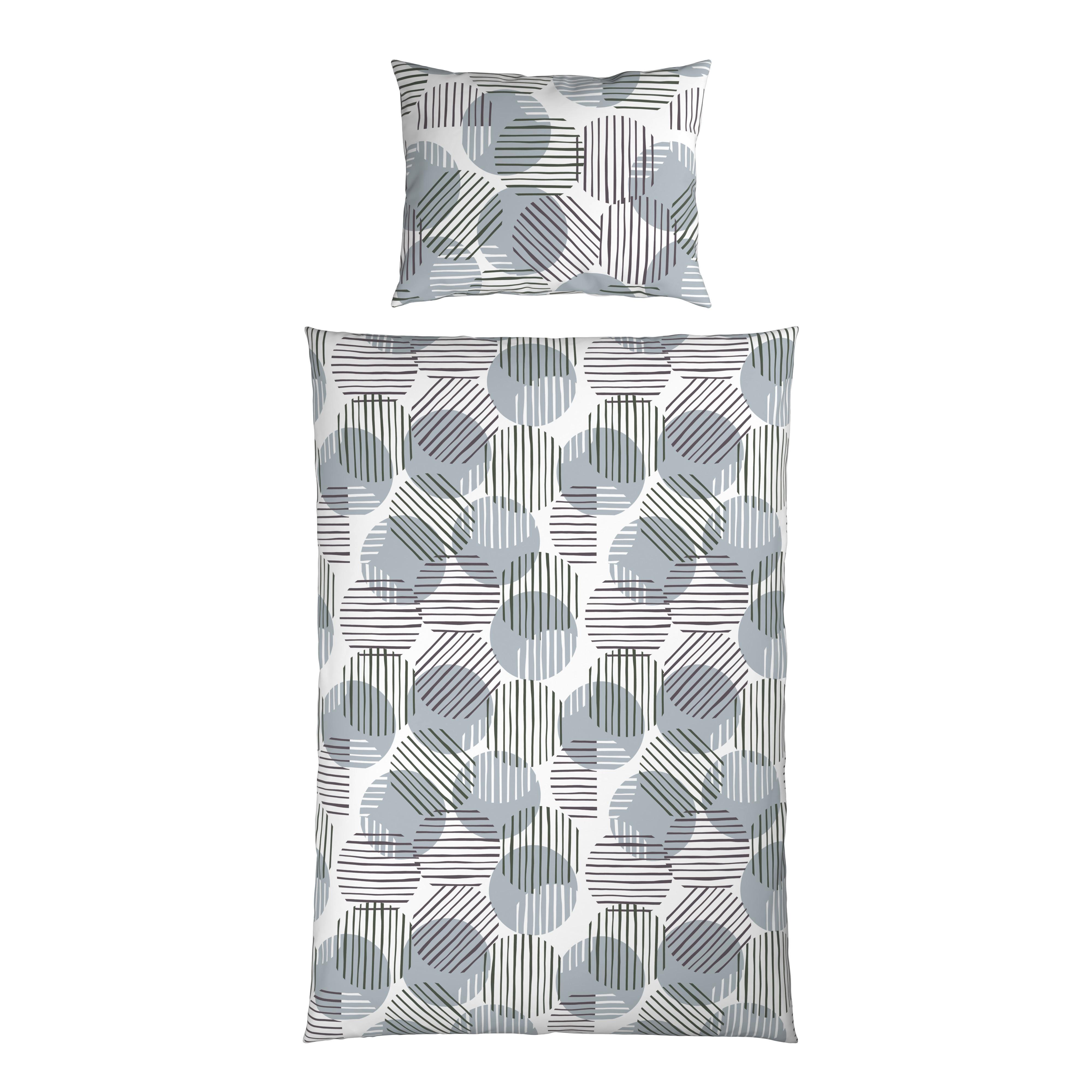 BETTWÄSCHE CALGARY - Grau, MODERN, Textil - Luca Bessoni