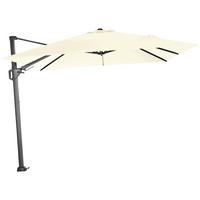 Ampelschirm Sunset N+ B: 300 H: 255 cm Anthrazit/Creme - Anthrazit/Creme, KONVENTIONELL, Textil/Metall (300/300cm) - Siena Garden