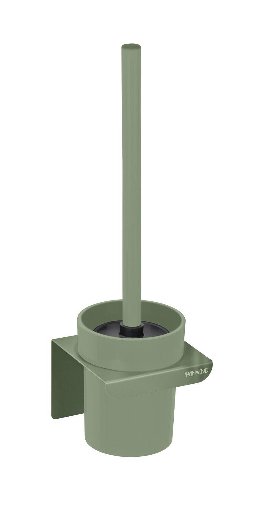 WC KEFA SO STOJANOM TURBO-LOC LIZAN - zelená, Modern, kov/plast (10,5/30,5/10,5cm) - Mömax