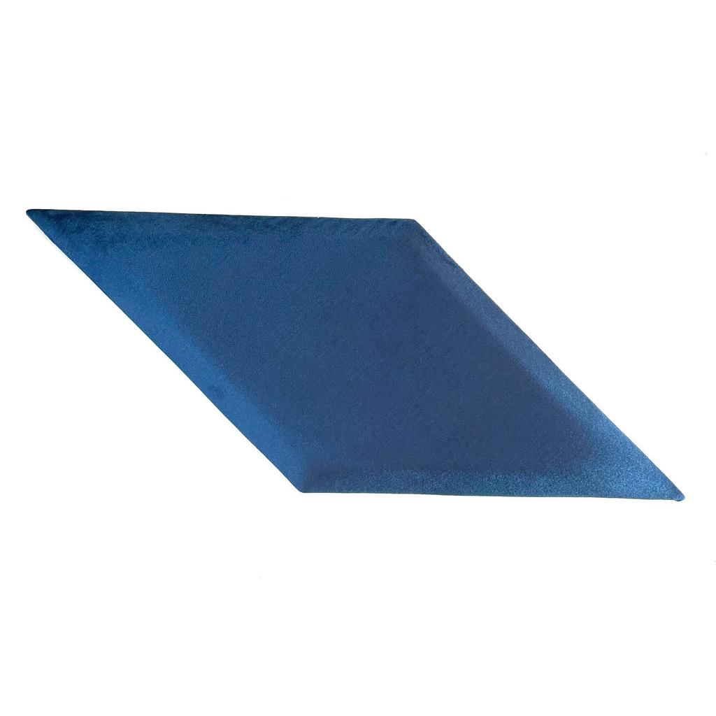Wandpolster 2er-Set 29,5x59 cm Trapezförmig, Blau