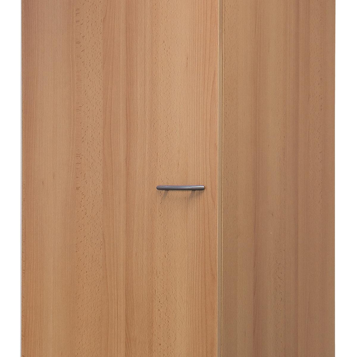 Küchen-Hochschrank Nano B:50cm Buche Dekor 3 Einlegeböden - Buchefarben, MODERN, Holzwerkstoff (50/200/57cm) - FlexWell