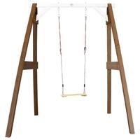 Schaukel A030.136.03 - Braun/Weiß, KONVENTIONELL, Holz (181/207/160cm) - Ambia Garden