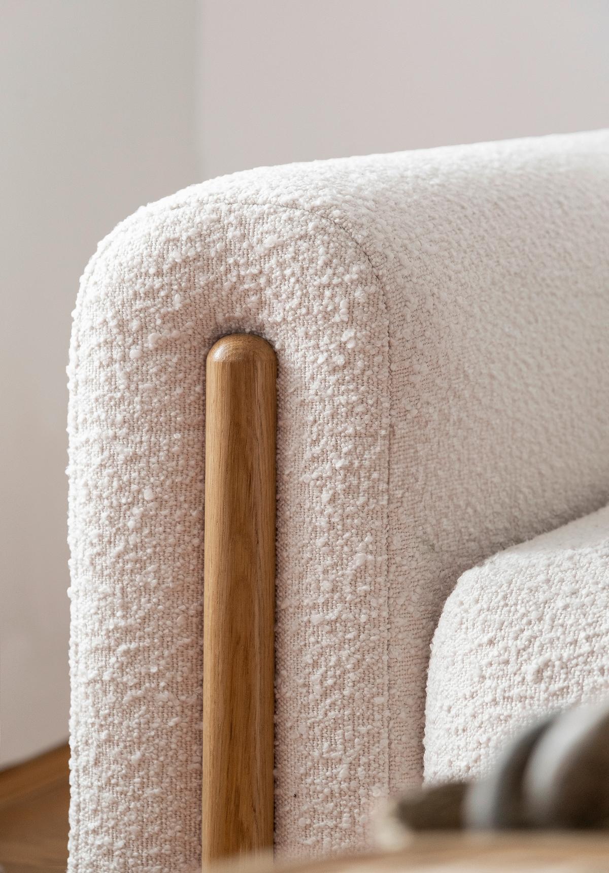 Schlafsofa Arcadova Beige B: 244 cm - Eichefarben/Beige, Design, Textil (244/97/97cm) - MID.YOU