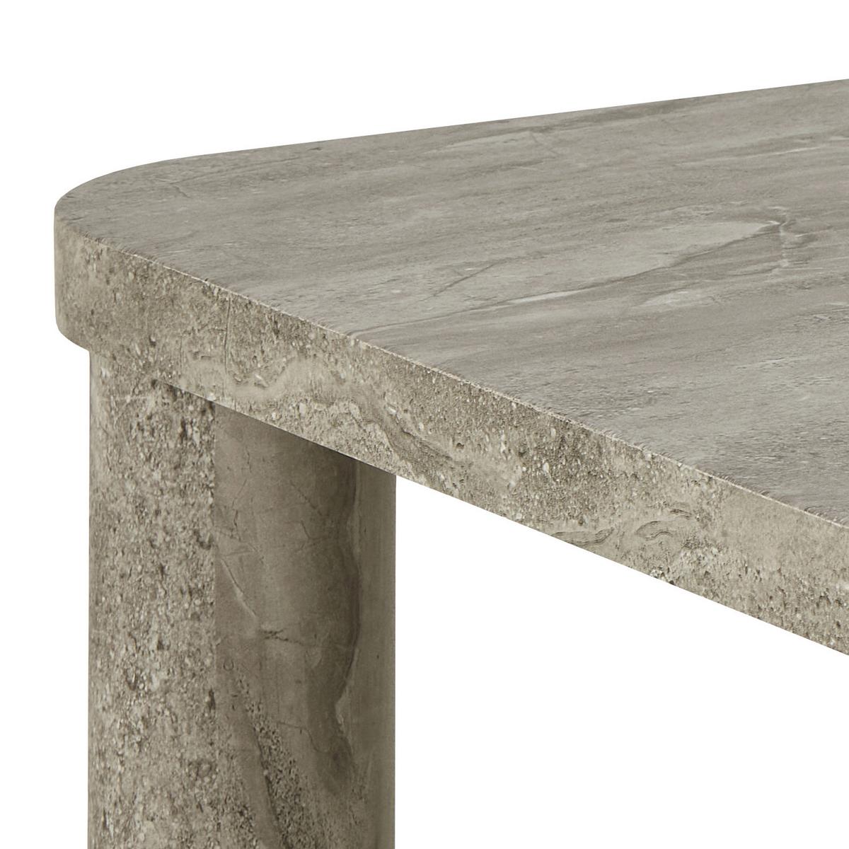 KONFERENČNÝ STOLÍK SOLANO - sivá, Design, kompozitné drevo (60/60/36cm) - MID.YOU