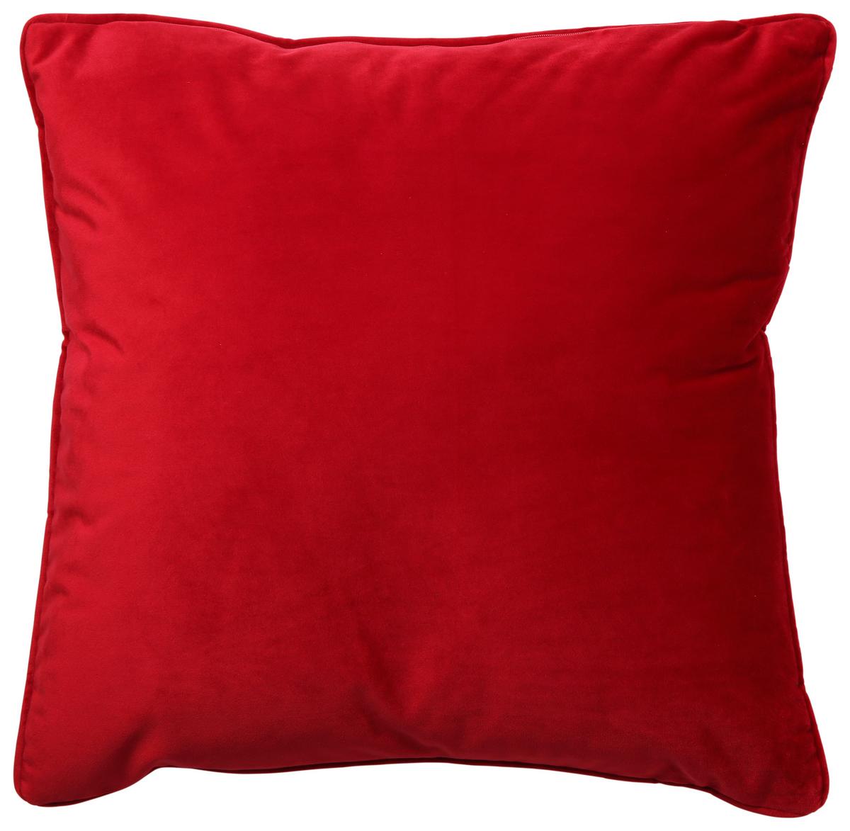 DEKORAČNÍ POLŠTÁŘ VIOLA, 45/45 cm, červená - červená, Konvenční, textil (45/45cm) - Premium Living