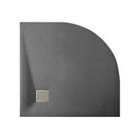 Duschtasse Smc Brausetasse 90x90cm - Schwarz, KONVENTIONELL, Kunststoff (90/2,6/90cm) - Sanotechnik