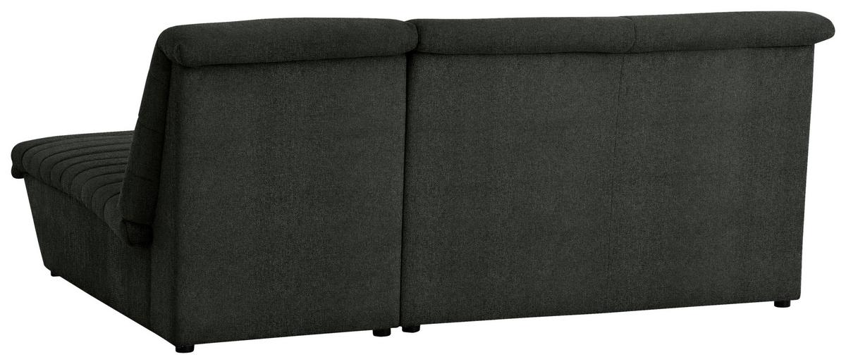 Ecksofa Looks Viii - Dunkelgrün/Schwarz, Design, Textil (214/168cm) - LOOKS by W.Joop